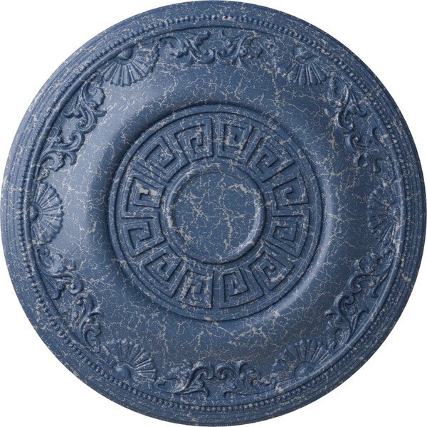 Ekena Millwork Nestor Ceiling Medallion (Fits Canopies up to 5"), 25 7/8"OD x 2 1/4"P, Americana Crackle CM25NEAMC - main
